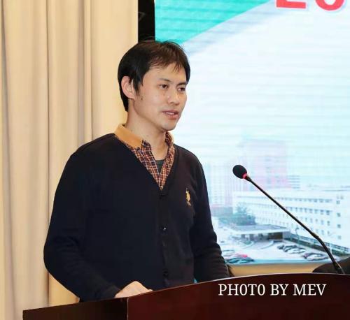 先进集体代表刘旻主任发言